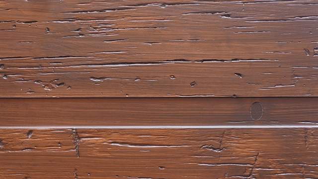 antique hewn chink siding